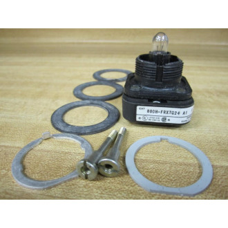 Allen Bradley 800H-FRXTQ24A1 Illuminated Push Button Core,Hardware Only - Used