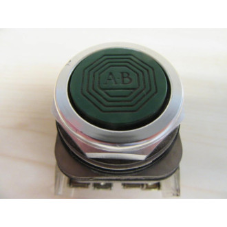 Allen Bradley 800T-A1B Push Button 800TA1B Ser.T Green - Used