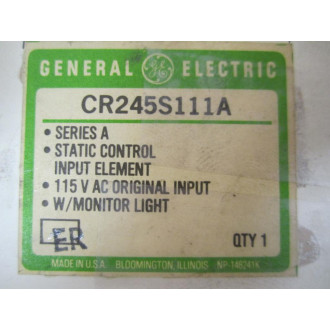 General Electric CR245S111A Static Control Element