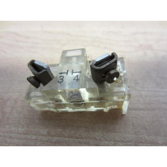 Square D 9001-KA2 Contact Block 9001KA2 88001 Clear (Pack of 7) - Used