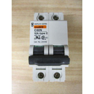 Merlin Gerin 24449 Square D Breaker 10A MG24449 Schneider - New No Box