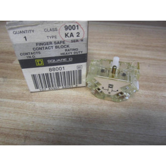 Square D 9001-KA2 Contact Block 9001KA2 88001 ClearSeries H
