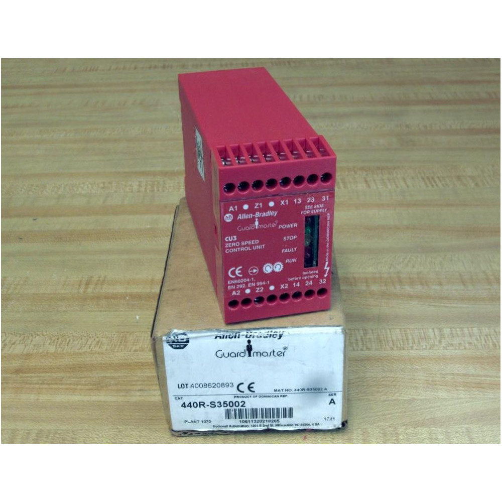 Allen Bradley 440R-S35002 Guardmaster Safety Relay 440RS35002 Allen Bradley 440R-S35002 Guardmaster Safety Relay 440RS35002