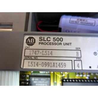 Allen Bradley 1747-L514 CPU Module 1747L514 Ser.B Frn.4 - Used