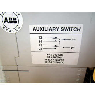ABB S3H125TCCAS4 Circuit Breaker Cracked Housing - Used