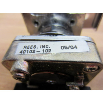 Rees 40102-102 Pushbutton 40102102 WO Mushroom Plunger - New No Box