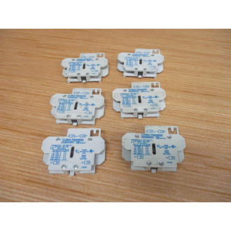 Cutler Hammer C320KGS1 Eaton Auxiliary Contact Series A2 (Pack of 6) - Used