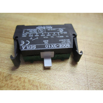 Allen Bradley 800E-3X10 Contact Block 800E3X10 Green - New No Box