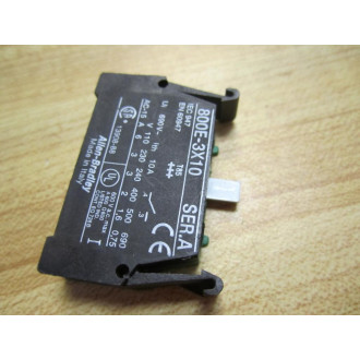 Allen Bradley 800E-3X10 Contact Block 800E3X10 Green - New No Box