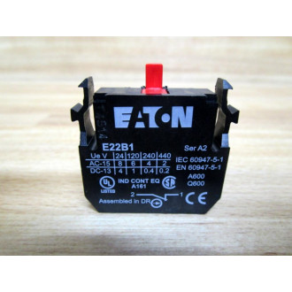 Cutler Hammer E22B1 Contact Block