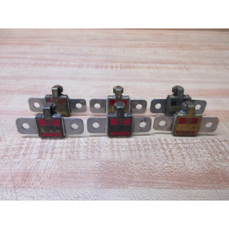 Square D B9.10 Overload Heater Element B9.1 WOut Covers (Pack of 6) - Used