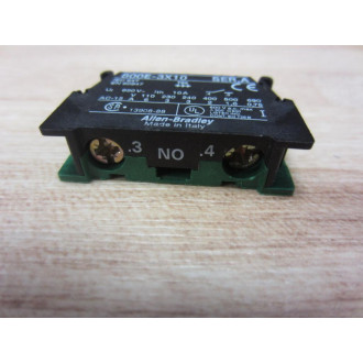 Allen Bradley 800E-3X10 Contact Block 800E3X10 Green (Pack of 3) - Used