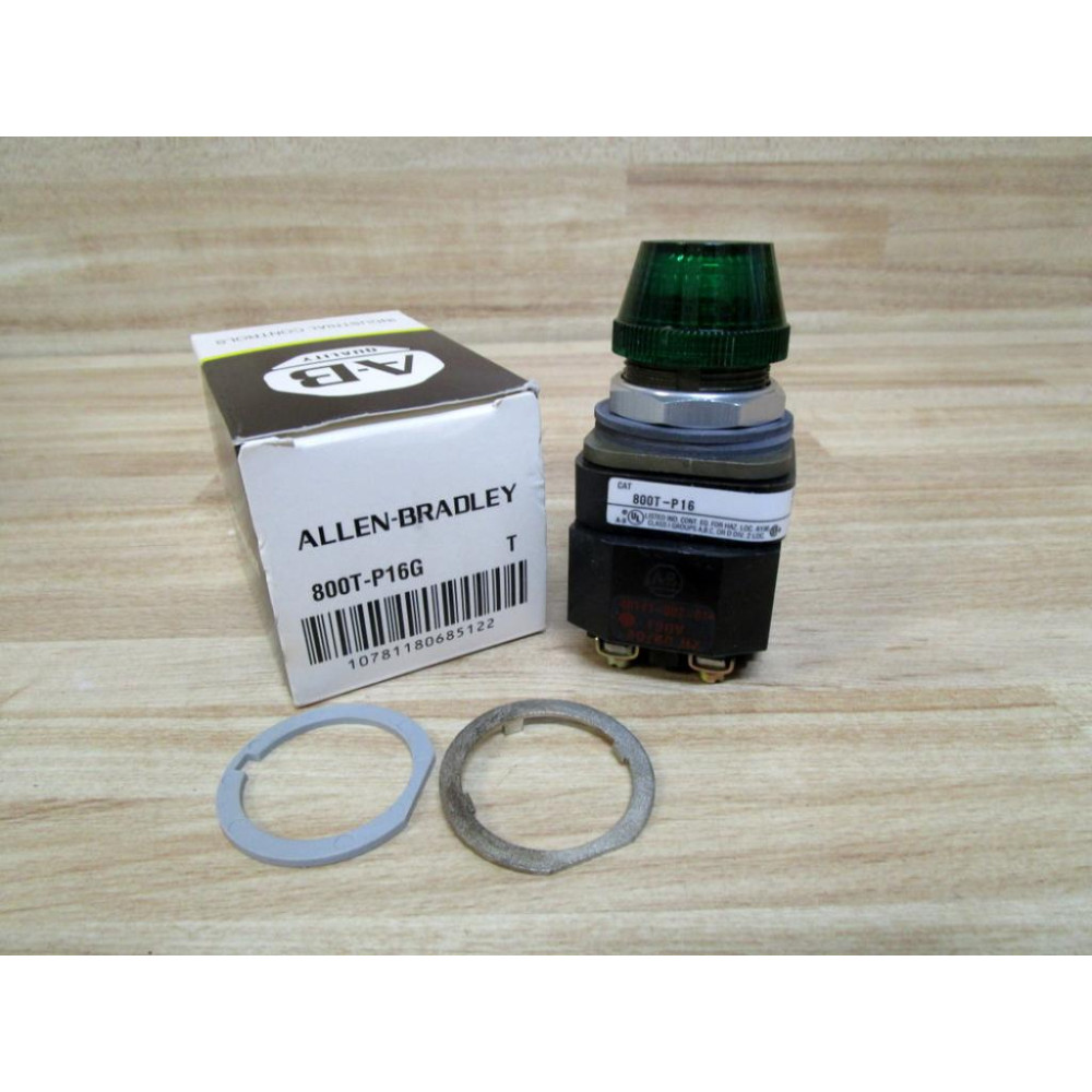 Allen Bradley 800T-P16G Green Pilot Light 800TP16G
