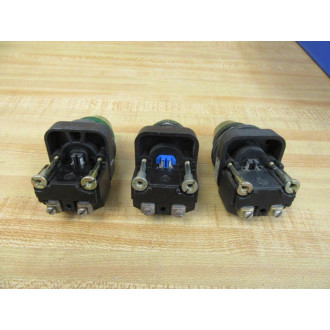 Allen Bradley 800T-P16G Green Pilot Light 800TP16G (Pack of 3) - Used