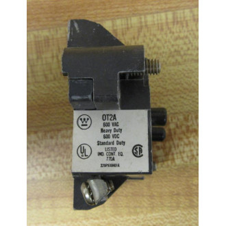 Westinghouse 0T2A Contact Block OT2A 1-NO 1-NC 2602D69G05 (Pack of 8) - Used