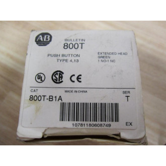 Allen Bradley 800T-B1A Push Button 800TB1A Green