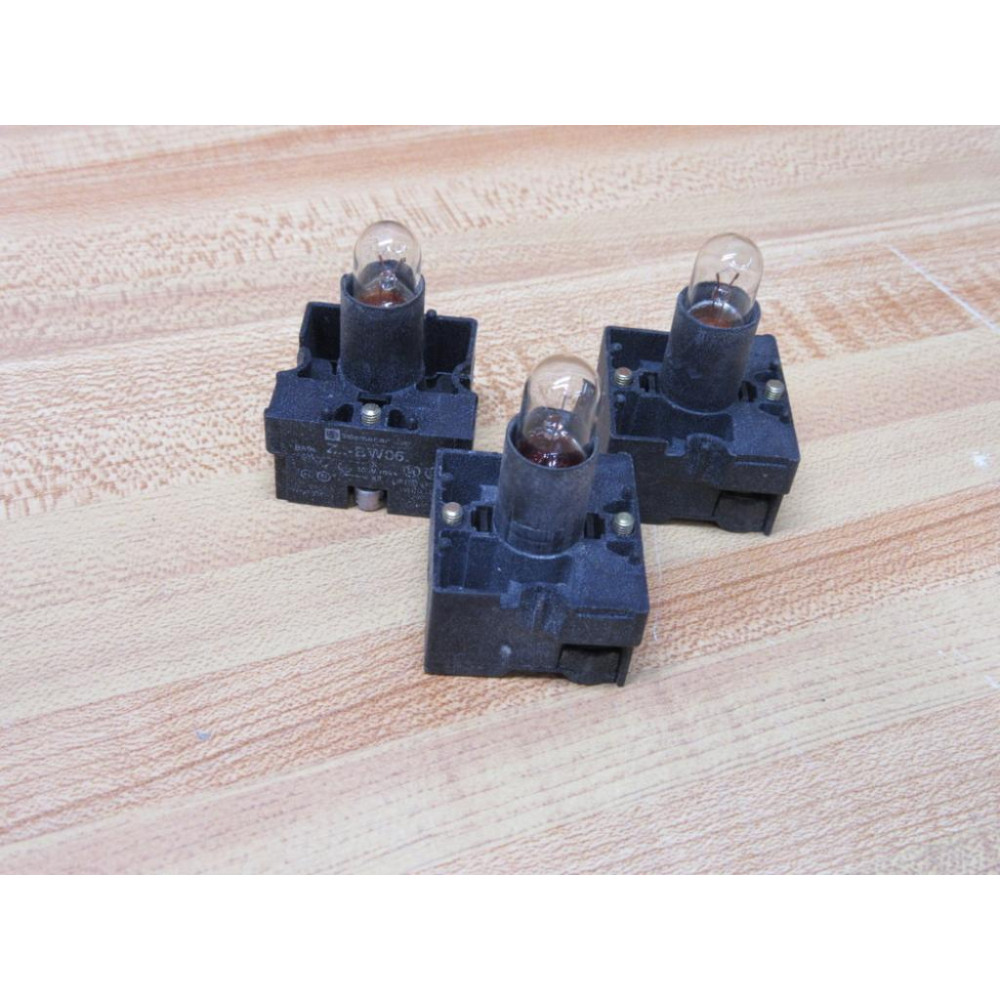 Telemecanique Z-BW06 Lamp Module (Pack of 3) - Used