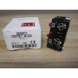 Cutler Hammer 10250T3 Eaton Contact Block - Used