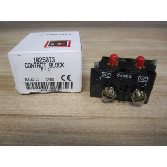 Cutler Hammer 10250T3 Eaton Contact Block Series D1 2 NC