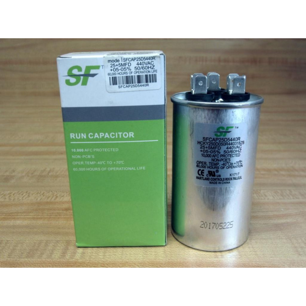 SF SFCAP25D5440R Run Capacitor HCKY250D050R440318Z6 SF SFCAP25D5440R Run Capacitor HCKY250D050R440318Z6