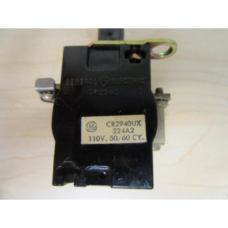 GE General Electric CR2940UX Contact Block Red 110V WContact Block - Used