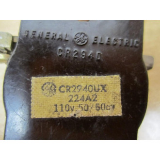 GE General Electric CR2940UX Contact Block Red 110V - Used