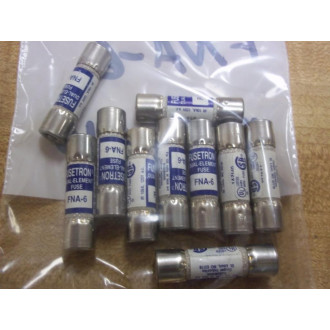 Buss FNA-6 Bussmann Fuse Cross Ref 1CT53 (Pack of 10) - New No Box