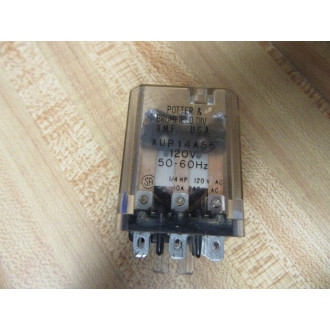 Potter & Brumfield KUP-14A55-120V AC Relay KUP-14A55-120VAC 14HP - Used
