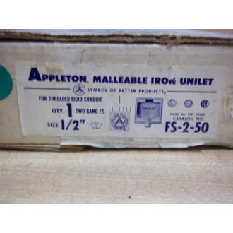 Appleton FS-2-50 Box FS250 12"