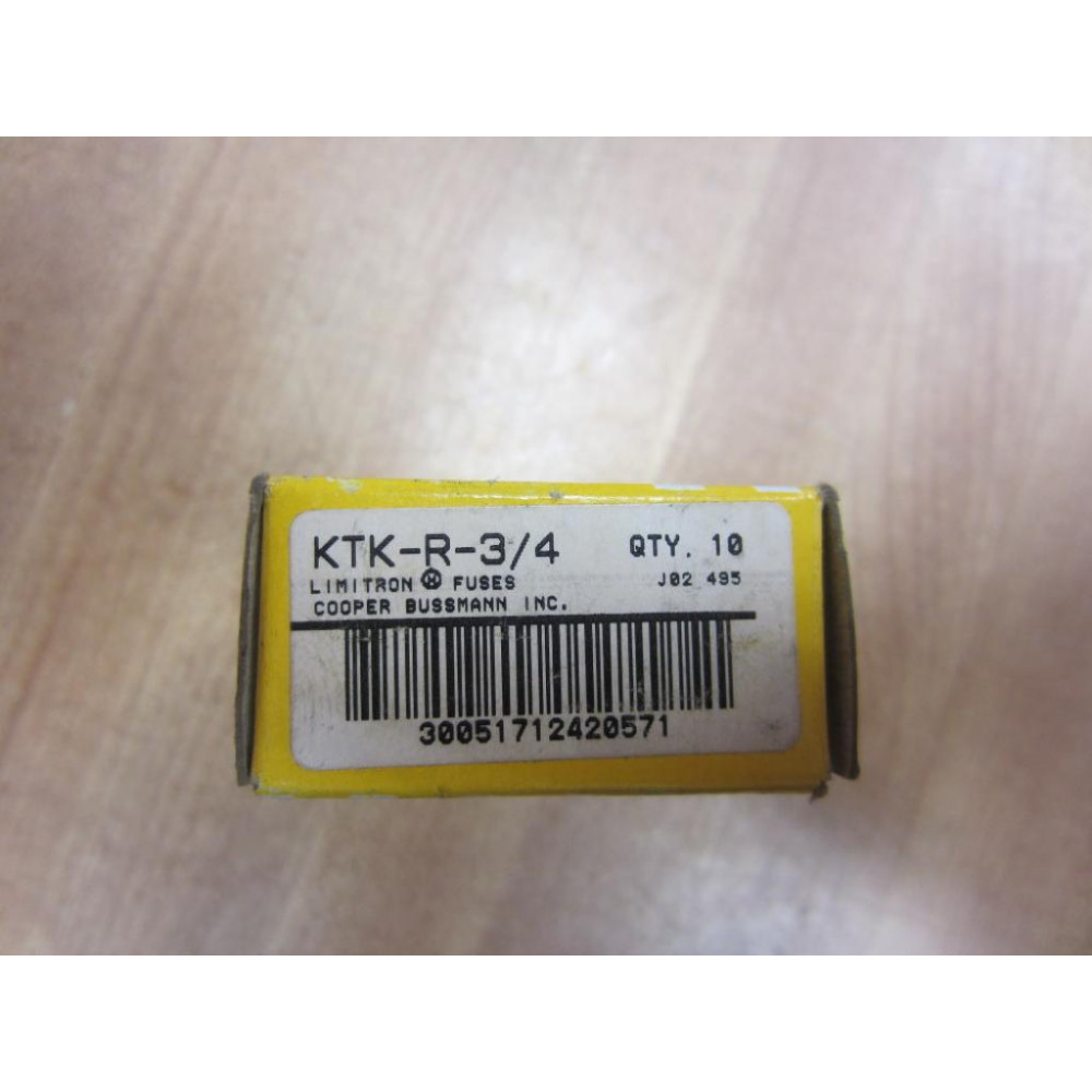 Buss KTK-R-34 Bussmann Fuse Cross Ref 4XC18 (Pack of 7)