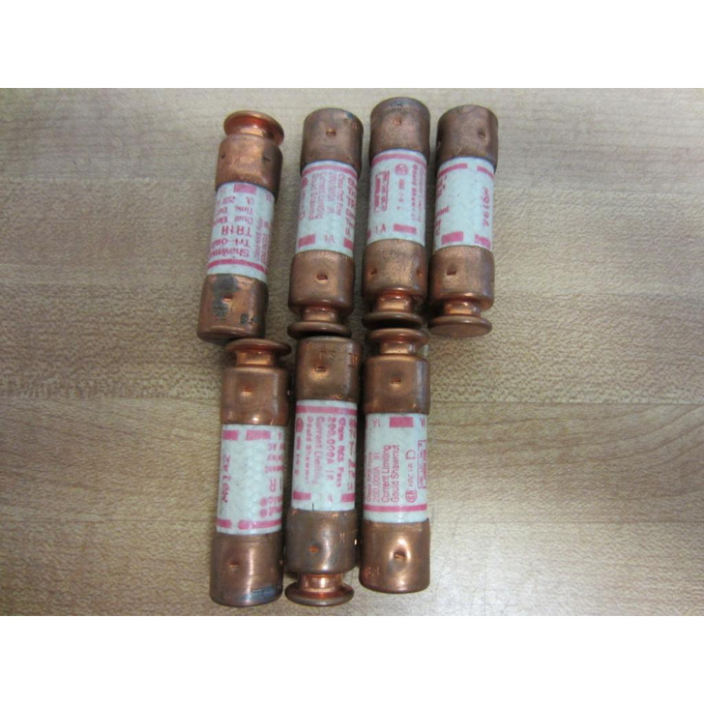 Gould Shawmut Ferraz TR1R Tri-Onic Fuse Cross Ref 4TCL5 (Pack of 7) - New No Box