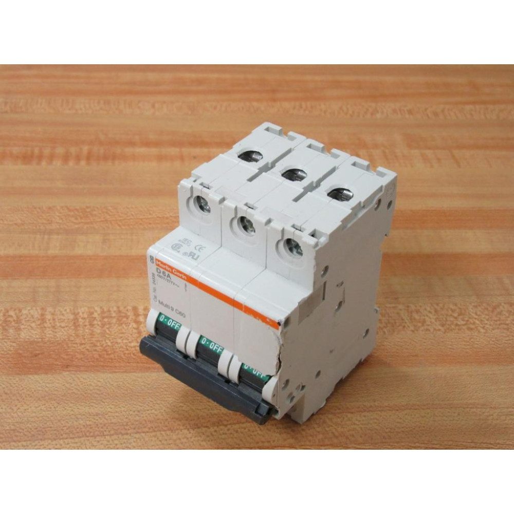 Merlin Gerin 24536 Square D Breaker 6A MG24536 Schneider Small Crack - Used