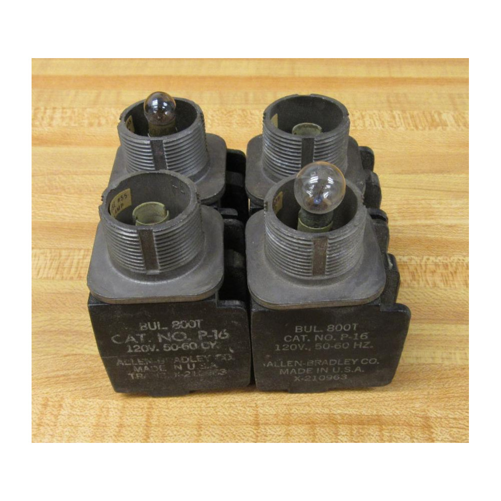 Allen Bradley 800T-P16 Pilot Light (Pack of 4) - Used