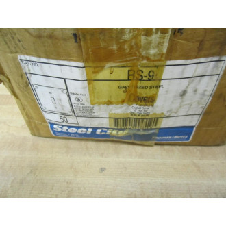 Steel City RS-9 Galvanized Steel Covers (Pack of 32) - New No Box