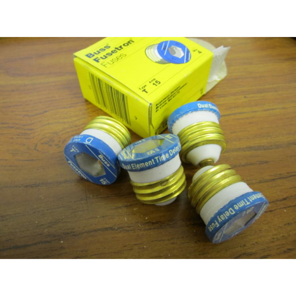 Buss T-15 Bussmann Fuse T15 (Pack of 4)