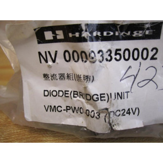 Hardinge NV 00093350002 Diode Bridge Unit VMC-PW0-003