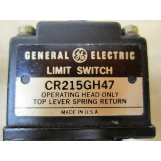 General Electric CR215GFA Limit Switch wHead CR215GH47 - New No Box