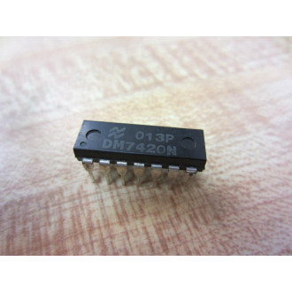 National Semiconductor DM7420N Integrated Circuit (Pack of 3)