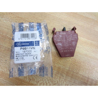 General Electric P9B11VN GE Cema Contact Block 187000