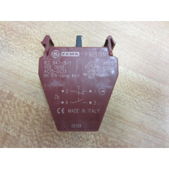 General Electric P9B11VN GE Cema Contact Block 187000