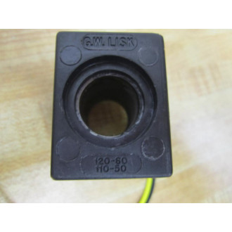 GW Lisk 120-60HZ 110-50HZ Solenoid Coil 1"-116" x 34" - Used