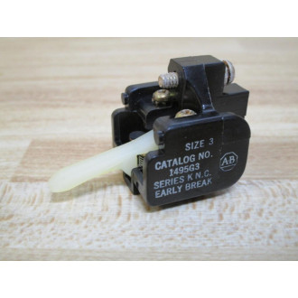 Allen Bradley 1495-G3 Auxiliary Contact 1495G3 Series K