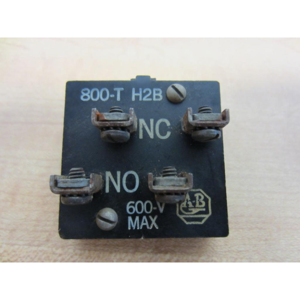 Allen Bradley 800T-H2B Switch 800TH2B Contact Only - Used