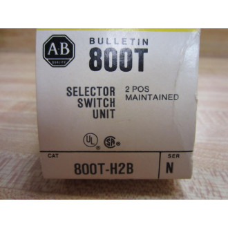 Allen Bradley 800T-H2B Switch 800TH2B W (2) 800T-XA Ser. T