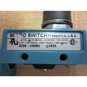 Micro Switch BZE6-2RN80 Honeywell BZE62RN80 - New No Box