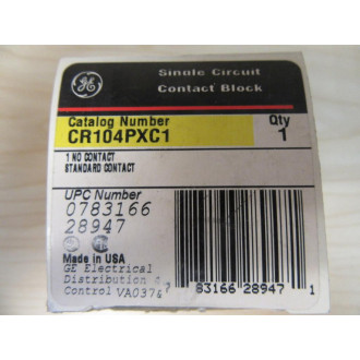 General Electric CR104PXC1 Contact Block