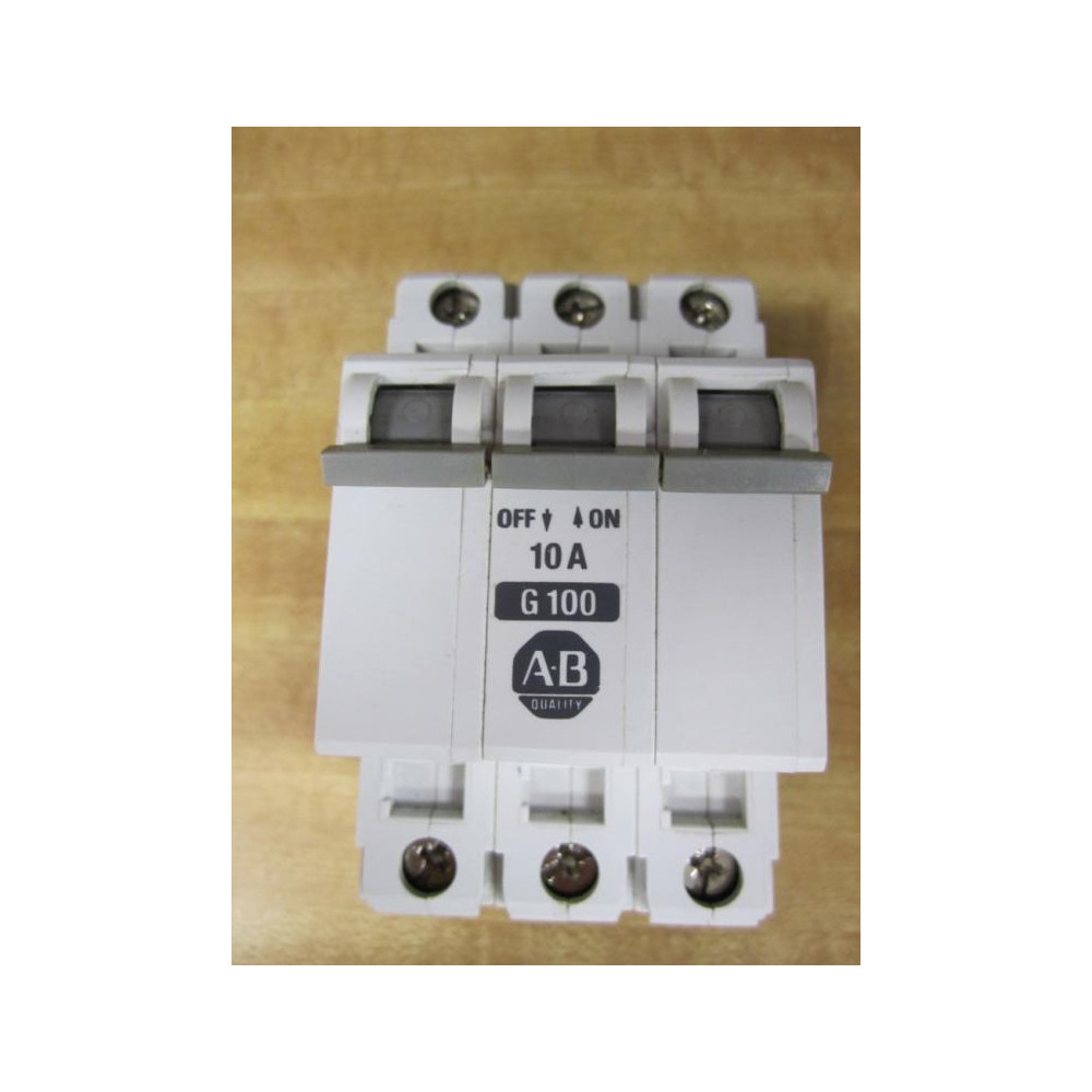 Allen Bradley 1492-CB3G100 Circuit Breaker 1492CB3G100 Series B - Used