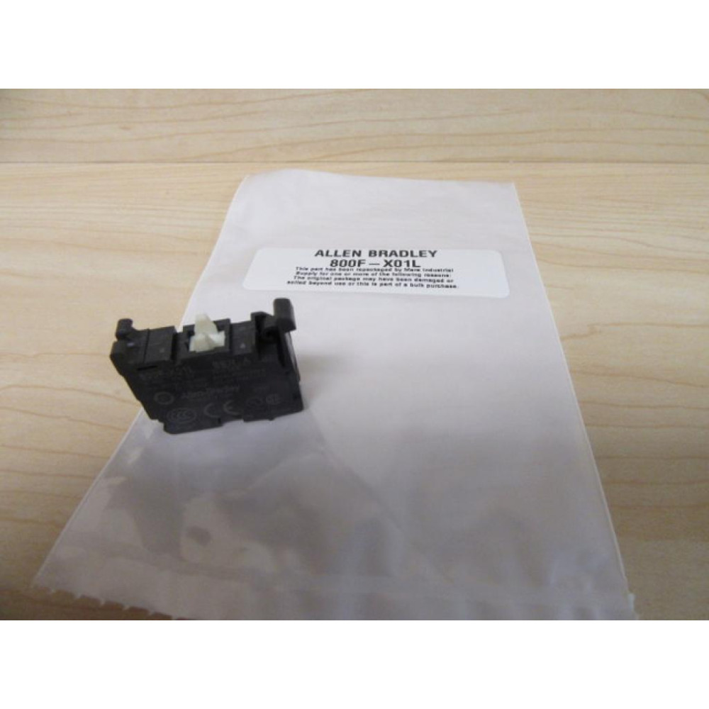 Allen Bradley 800F-X01L Contact Block 800F-XO1L