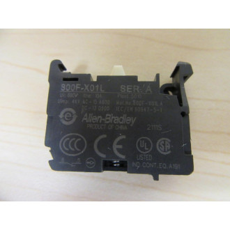 Allen Bradley 800F-X01L Contact Block 800F-XO1L