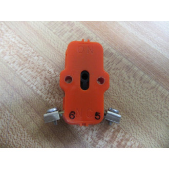 Ward 5M65 Joslyn Clark Contact 5M-65 Orange 2 Screw Terminals - Used